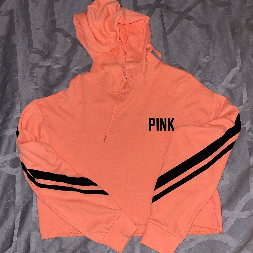 PINK cropped hoodie